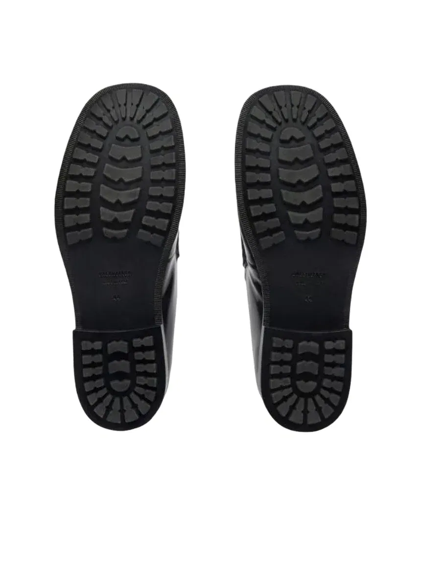 Мужские лоферы без шнуровки из телячьей кожи Balenciaga Comfy Loafer — изображение 4 из 4, черный