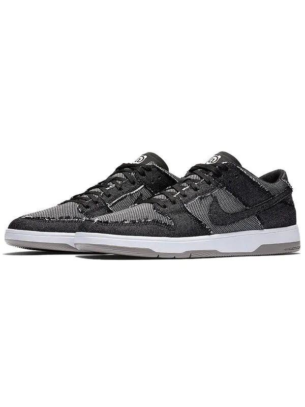 Кроссовки x medicom sb dunk low elite Nike — изображение 3 из 4, черный/белый-серый
