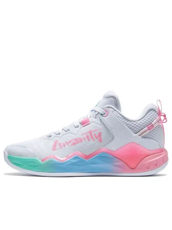 Кроссовки jlin-team v2 jeremy lin 'white neon pink' Xtep — розовый