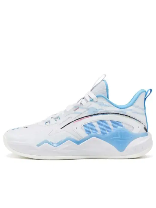 Кроссовки jlin-team v2 jeremy lin 'white blue' Xtep — синий