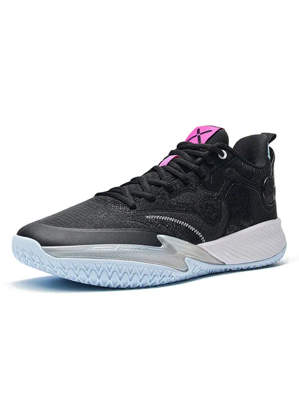 Кроссовки jeremy lin storm 2 'black blue' Xtep — изображение 2 из 4, черный/синий/серебристый