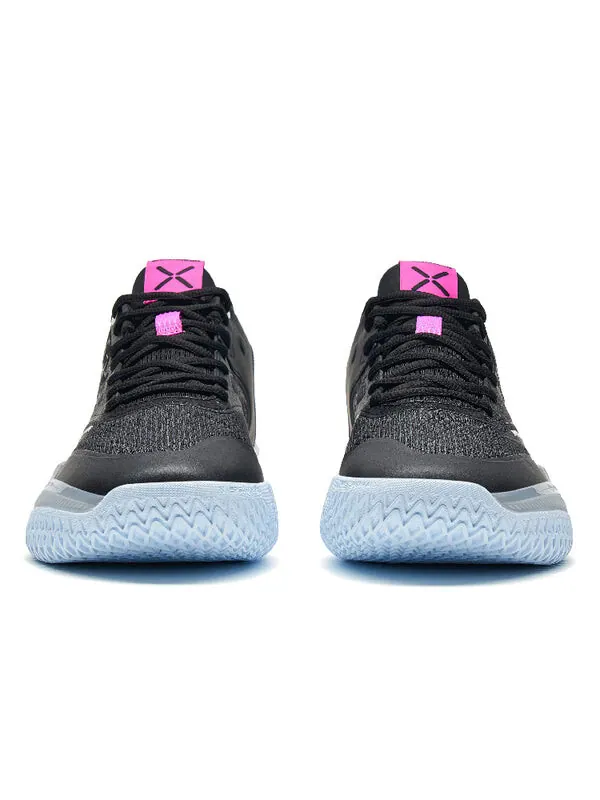 Кроссовки jeremy lin storm 2 'black blue' Xtep — изображение 4 из 4, черный/синий/серебристый
