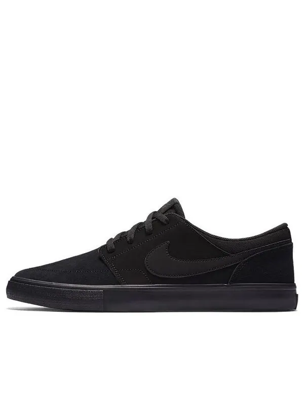 Кроссовки portmore 2 sb solar Nike — изображение 1 из 4, черный/черный