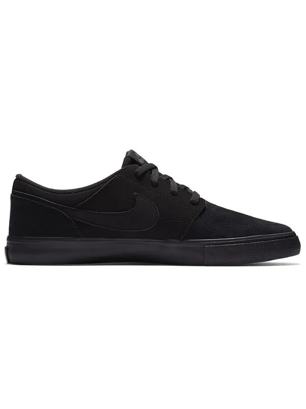 Кроссовки portmore 2 sb solar Nike — изображение 2 из 4, черный/черный