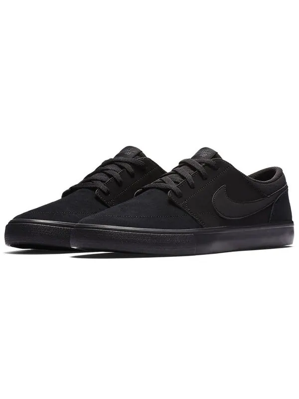 Кроссовки portmore 2 sb solar Nike — изображение 3 из 4, черный/черный