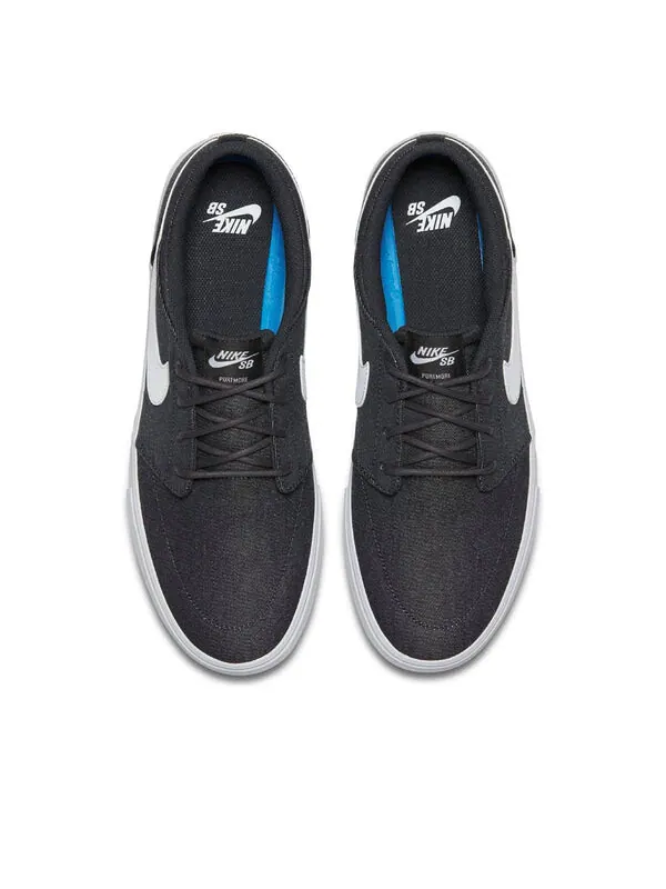 Кроссовки portmore 2 sb solar 'anthracite' Nike — изображение 4 из 4, белый черный