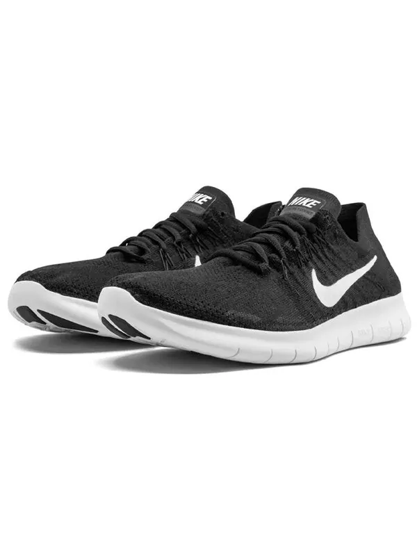 Кроссовки Nike Rn Flyknit 2017 — изображение 2 из 4, черный/белый