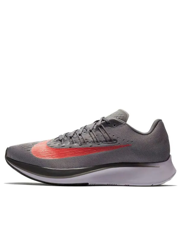 Кроссовки zoom fly 'gunsmoke' Nike — изображение 1 из 4, серый/фиолетовый/яркий