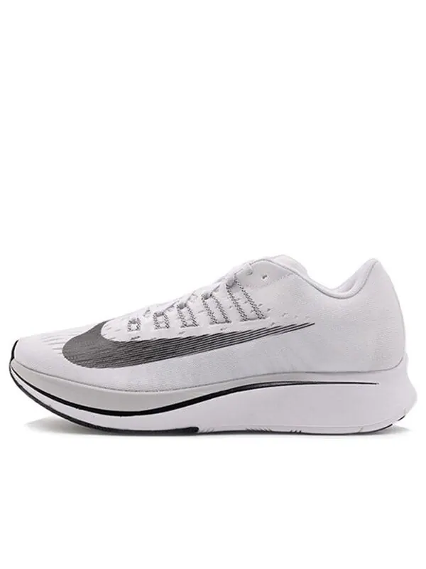 Кроссовки зум флай Nike — изображение 1 из 4, белый/черный-платиновый