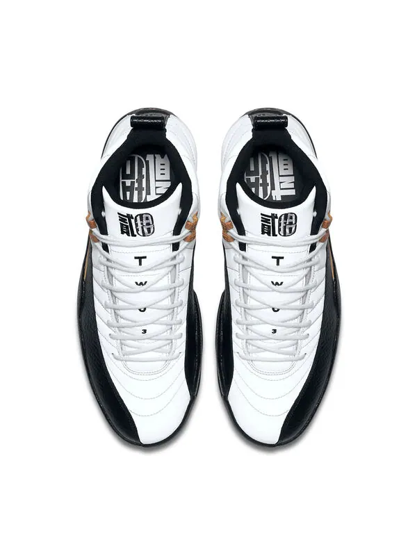 Кроссовки 12 ретро Air Jordan — изображение 2 из 4, белый/черный-серебристый