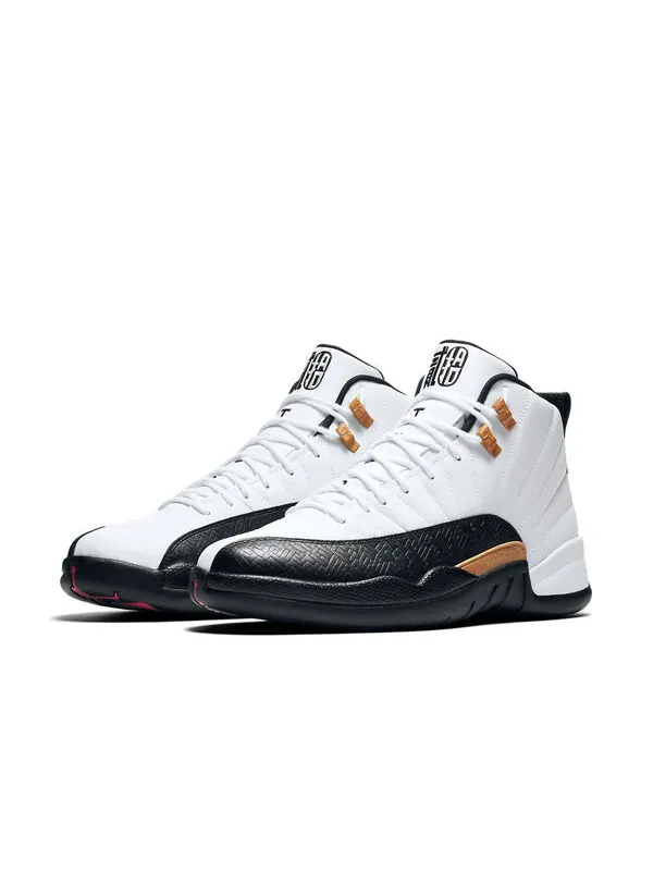 Кроссовки 12 ретро Air Jordan — изображение 4 из 4, белый/черный-серебристый