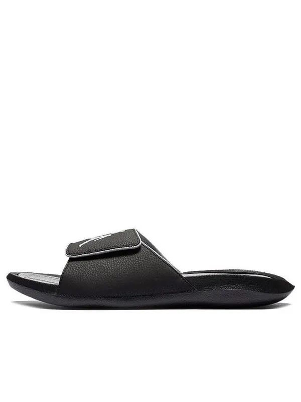Тапочки hydro 6 retro slide 'black' Air Jordan — изображение 1 из 4, черный/белый/серый