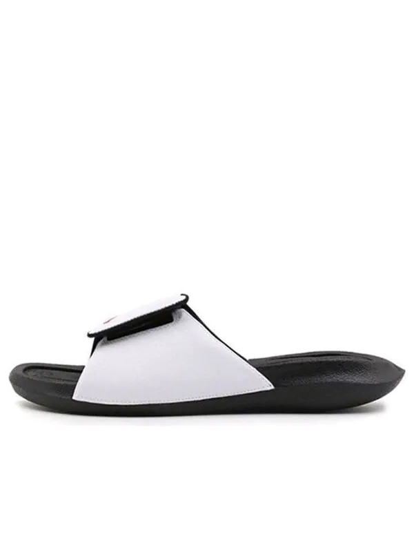 Тапочки hydro 6 slide 'white red' Air Jordan — изображение 1 из 4, белый/красный/черный