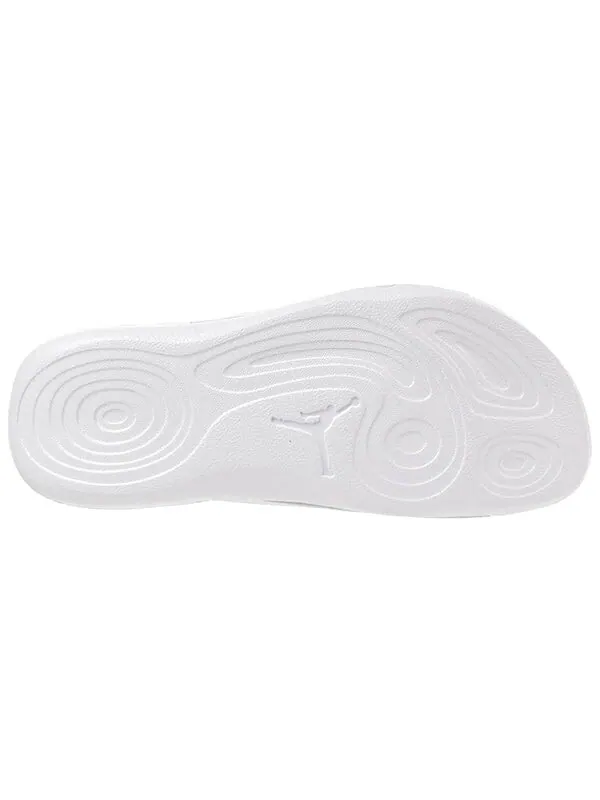 Тапочки hydro 6 /pure platinum Air Jordan — изображение 4 из 4, белый/серый