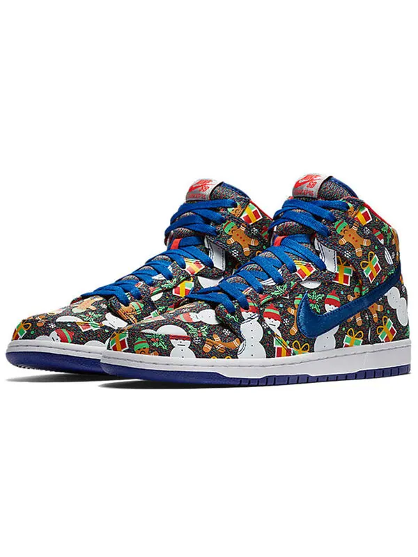 Кроссовки x concept sb dunk pro высокие Nike — изображение 2 из 4, черный/синий