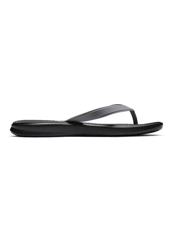 Тапочки solay thong 'black grey' Nike — изображение 2 из 4, черный