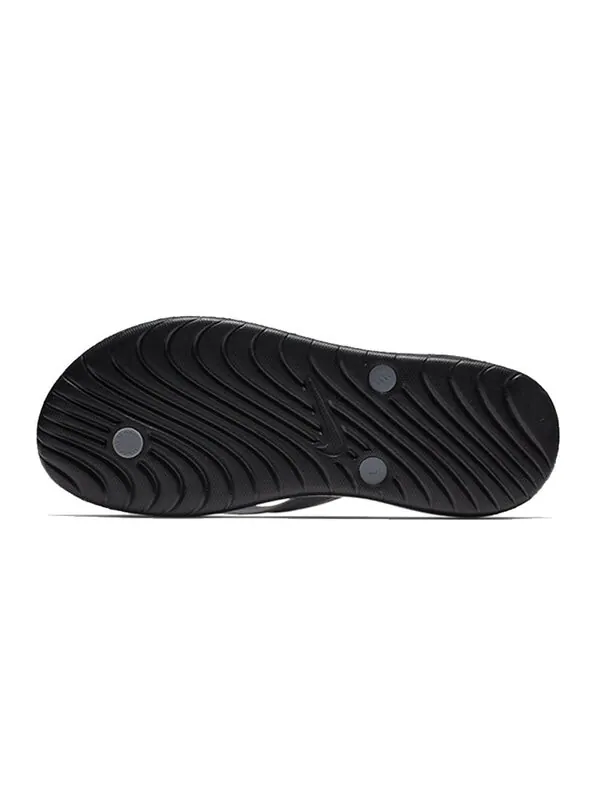 Тапочки solay thong 'black grey' Nike — изображение 4 из 4, черный