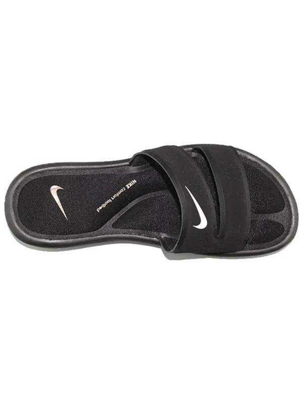 Тапочки ultra comfort slide 'black white' Nike — изображение 3 из 4, черный