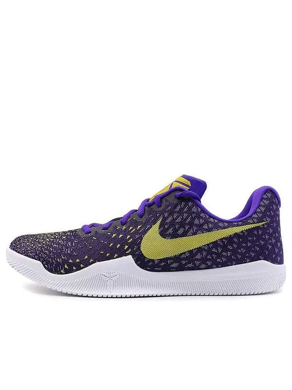Кроссовки mamba инстинкт ep Nike — изображение 1 из 4, фиолетовый/желтый
