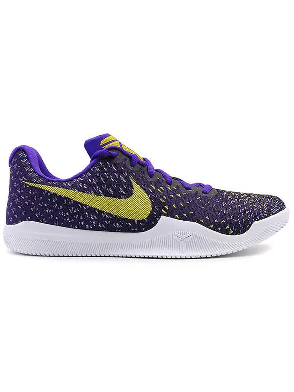 Кроссовки mamba инстинкт ep Nike — изображение 2 из 4, фиолетовый/желтый