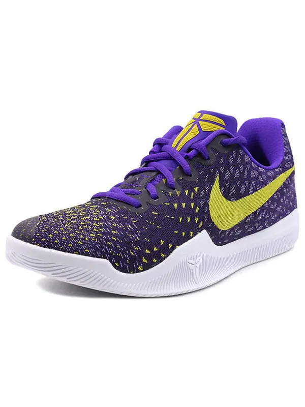 Кроссовки mamba инстинкт ep Nike — изображение 3 из 4, фиолетовый/желтый