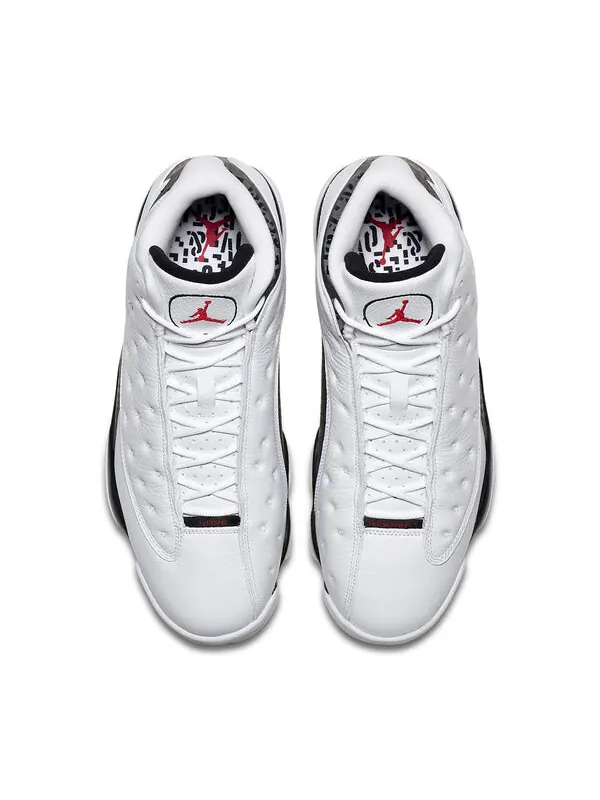 Кроссовки 13 ретро Air Jordan — изображение 4 из 4, белый/черный