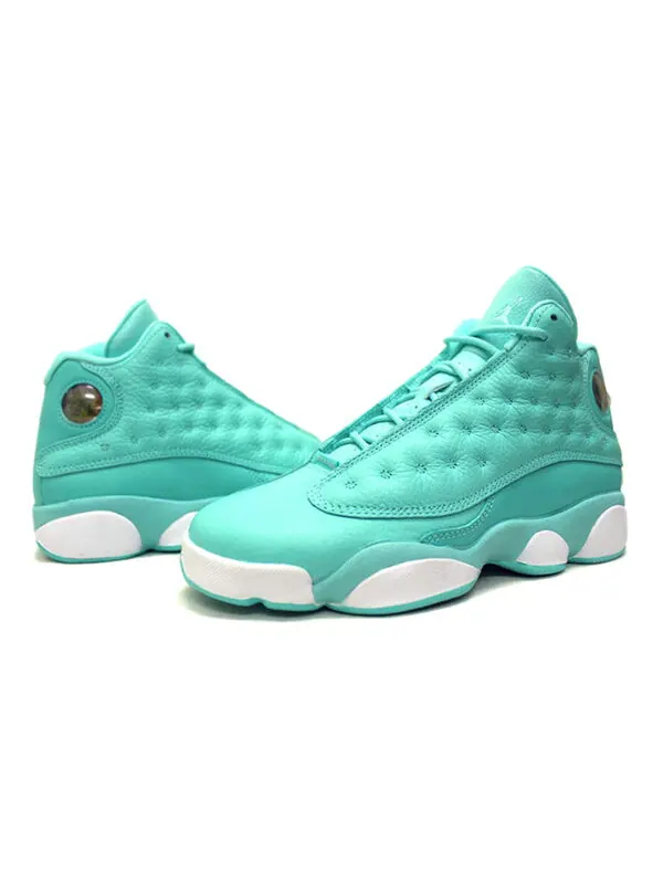 Кроссовки 13 ретро Air Jordan — изображение 2 из 4, зеленый/белый
