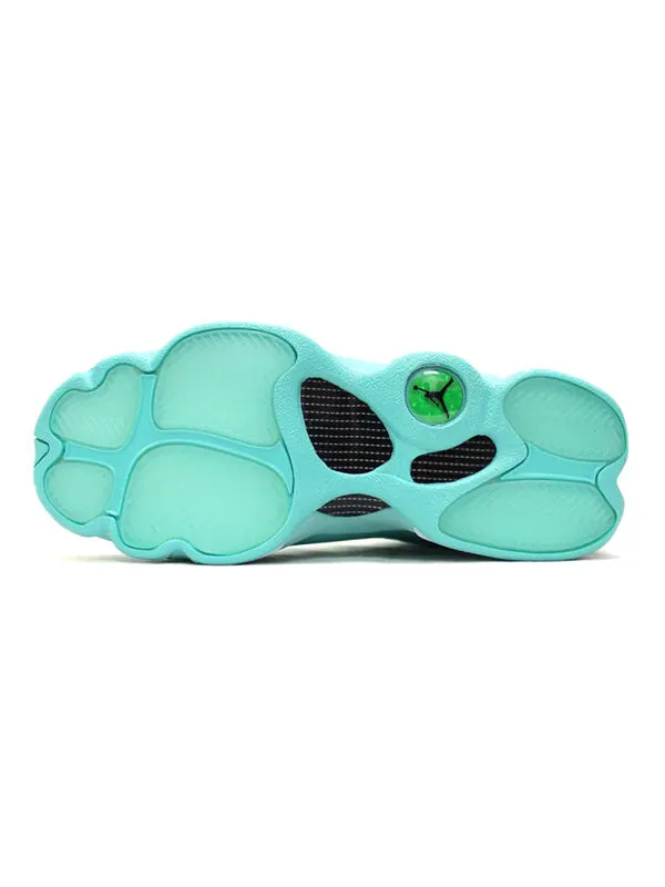 Кроссовки 13 ретро Air Jordan — изображение 4 из 4, зеленый/белый