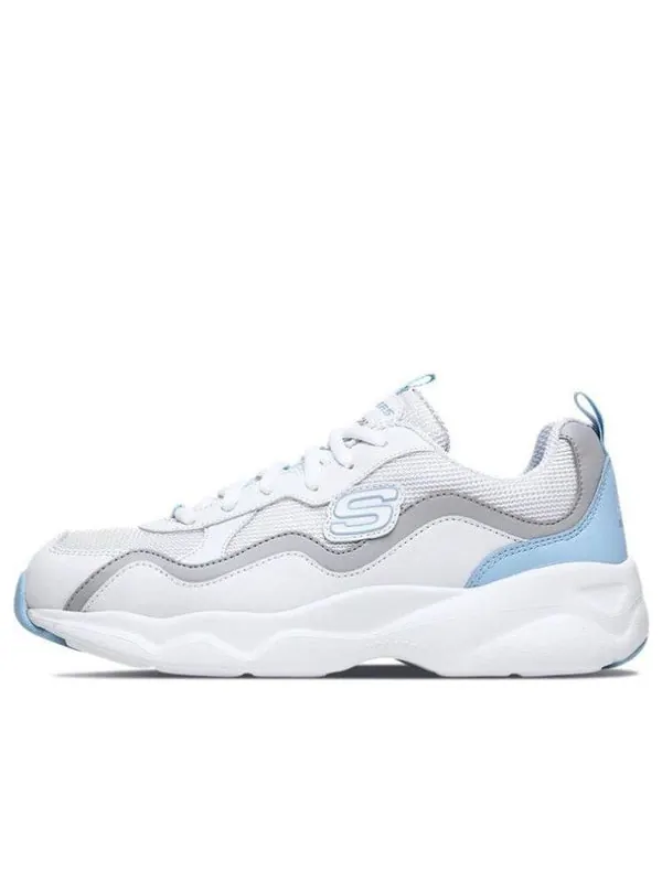 Кроссовки dlites airy 'white blue' Skechers — изображение 1 из 4, белый/синий