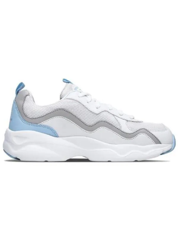 Кроссовки dlites airy 'white blue' Skechers — изображение 2 из 4, белый/синий
