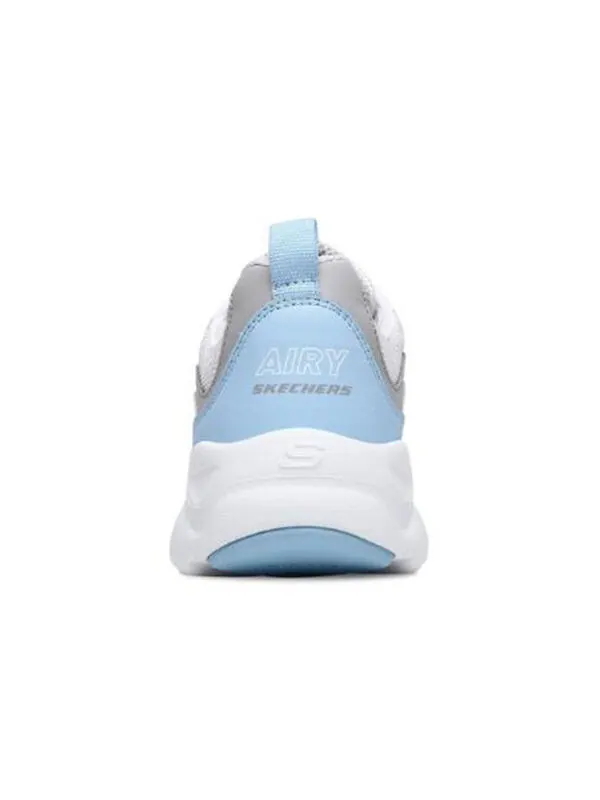 Кроссовки dlites airy 'white blue' Skechers — изображение 4 из 4, белый/синий