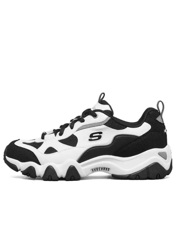 Кроссовки d lites 2.0 sport shoes black/white Skechers — изображение 1 из 4, черный/белый