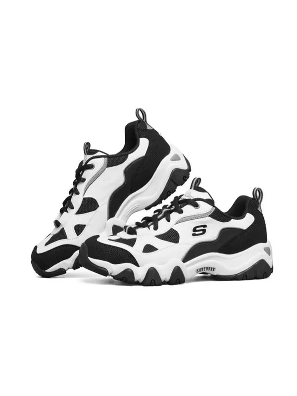 Кроссовки d lites 2.0 sport shoes black/white Skechers — изображение 3 из 4, черный/белый