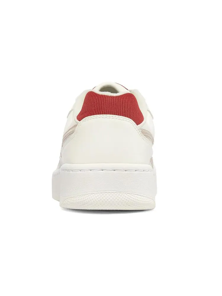 Кеды Skechers Sport Court 92 'White Red' — изображение 4 из 5, белый