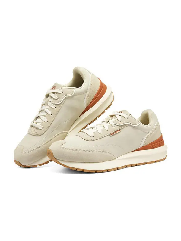 Кроссовки sunny dale 'cream beige orange' Skechers — изображение 3 из 4, бежевый/оранжевый