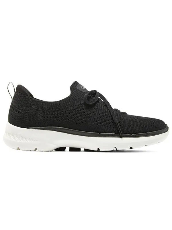 Кроссовки go walk 6 'black white' Skechers — изображение 2 из 4, черный/белый