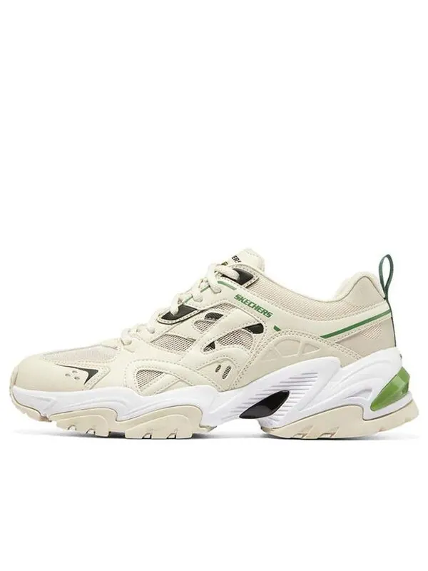 Кроссовки stamina v2 'beige white green' Skechers — изображение 1 из 4, бежевый/белый/зеленый