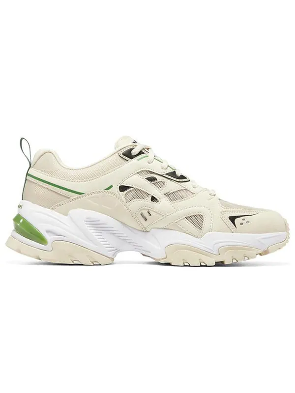 Кроссовки stamina v2 'beige white green' Skechers — изображение 2 из 4, бежевый/белый/зеленый