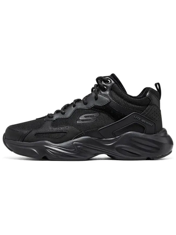 Кроссовки stamina airy 'triple black' Skechers — изображение 2 из 4, черный