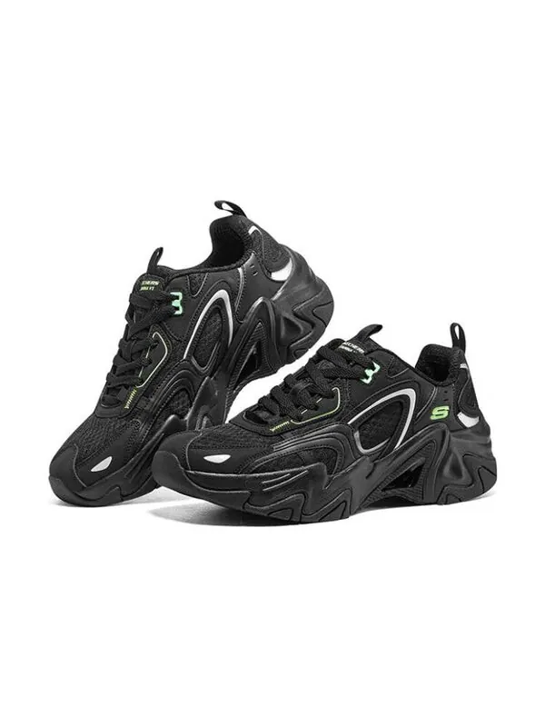 Кроссовки stamina v3 'black' Skechers — изображение 3 из 4, черный