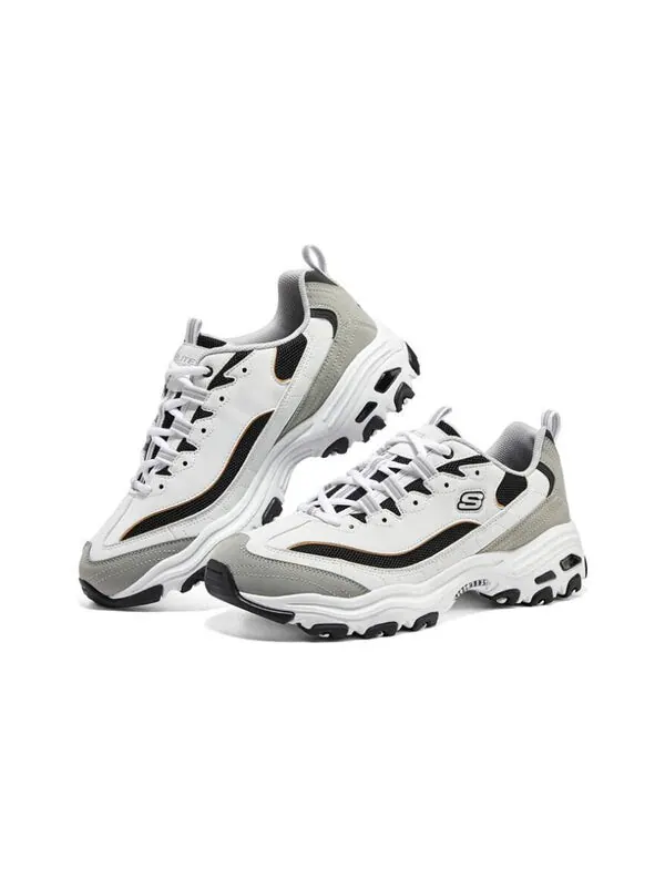 Кроссовки dlites 1.0 'black white grey' Skechers — изображение 4 из 4, черный/белый/серый