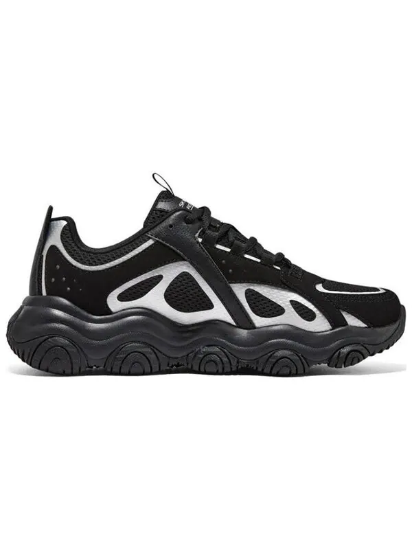 Кроссовки rover x 'black silver' Skechers — изображение 2 из 4, черный/серебристый