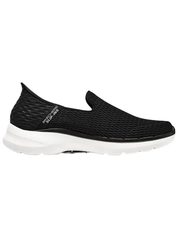 Кроссовки go walk 6 shoes 'black white' Skechers — изображение 2 из 4, черный/белый