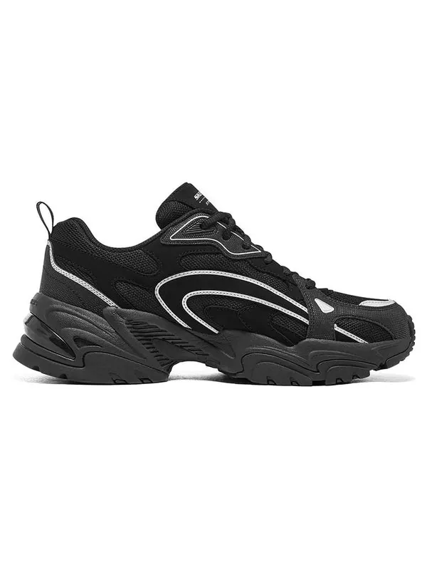 Кроссовки stamina v2 'black white' Skechers — изображение 2 из 4, черный/белый