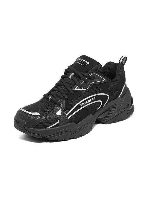 Кроссовки stamina v2 'black white' Skechers — изображение 3 из 4, черный/белый