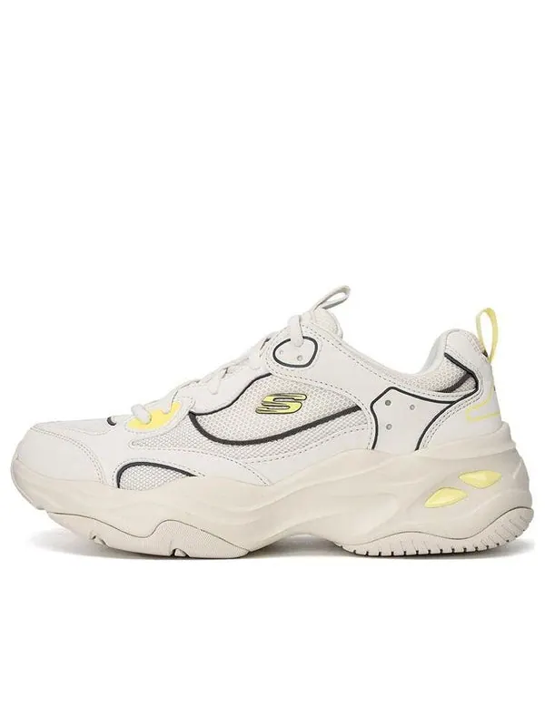 Кроссовки dlites 4.0 'cream white yellow' Skechers — изображение 1 из 4, кремовый белый/желтый