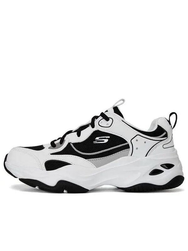 Кроссовки dlites 4.0 'white black grey' Skechers — изображение 1 из 4, белый/черный/серый