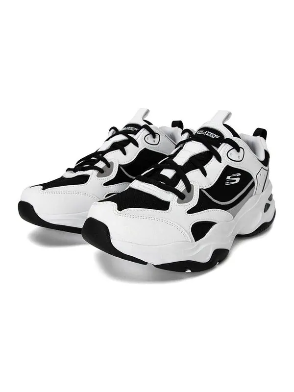 Кроссовки dlites 4.0 'white black grey' Skechers — изображение 3 из 4, белый/черный/серый