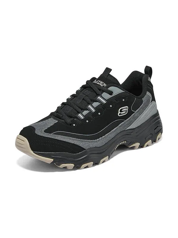 Кроссовки d'lites 1.0 marathon running shoes 'black grey' Skechers — изображение 3 из 4, черный/серый
