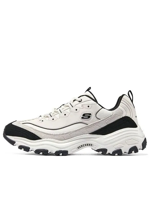 Кроссовки dlites 1.0 chunky shoes 'beige black' Skechers — изображение 1 из 4, бежевый/черный